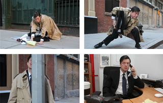 The terrible spy in action.